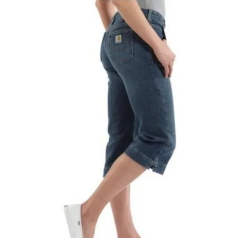 Carhartt Original Fit Denim Cropped Pant NWT 8